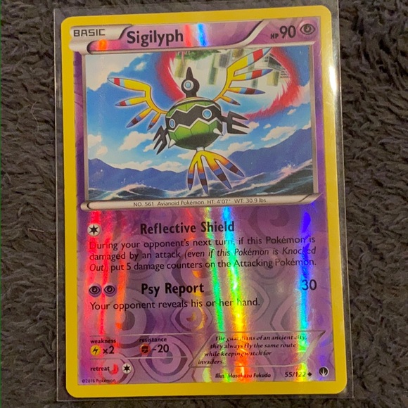 sigilyph pokemon card value Pokemon Black & White Emerging Powers Uncommon Sigilyph #41